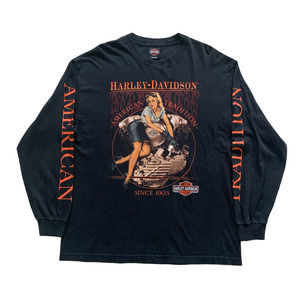 Vintage y2k Harley Davidson Long Sleeve T-shirt 2011